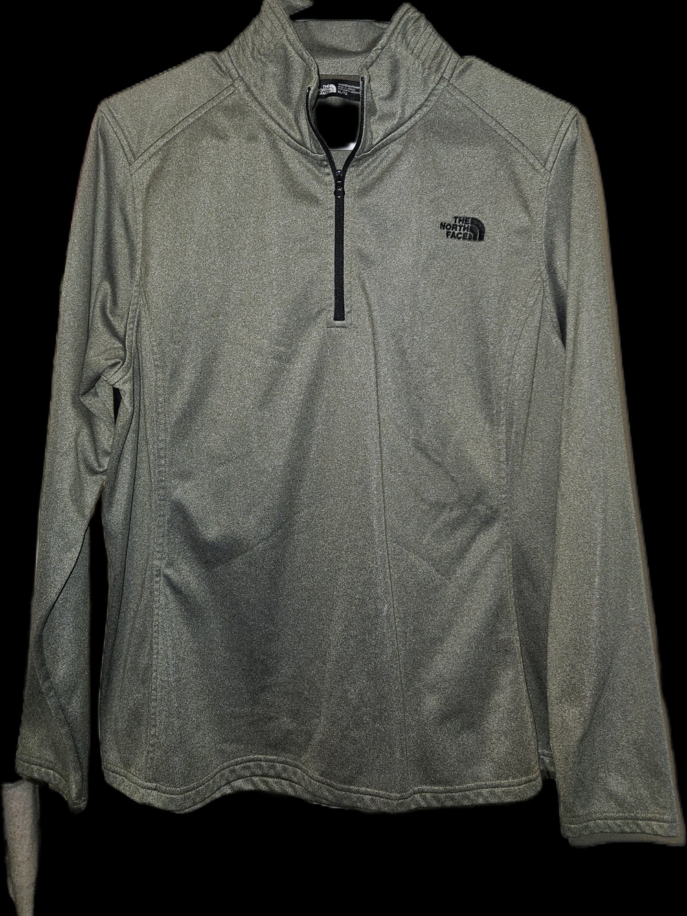The North Face Womens Grey Lightweight Half-Zip Shirt Jacket